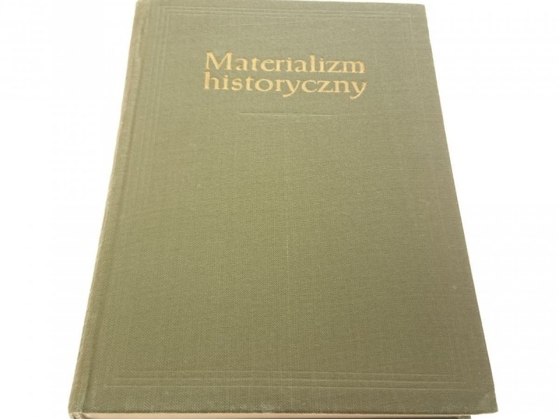 MATERIALIZM HISTORYCZNY - Red. Konstantinow 1956