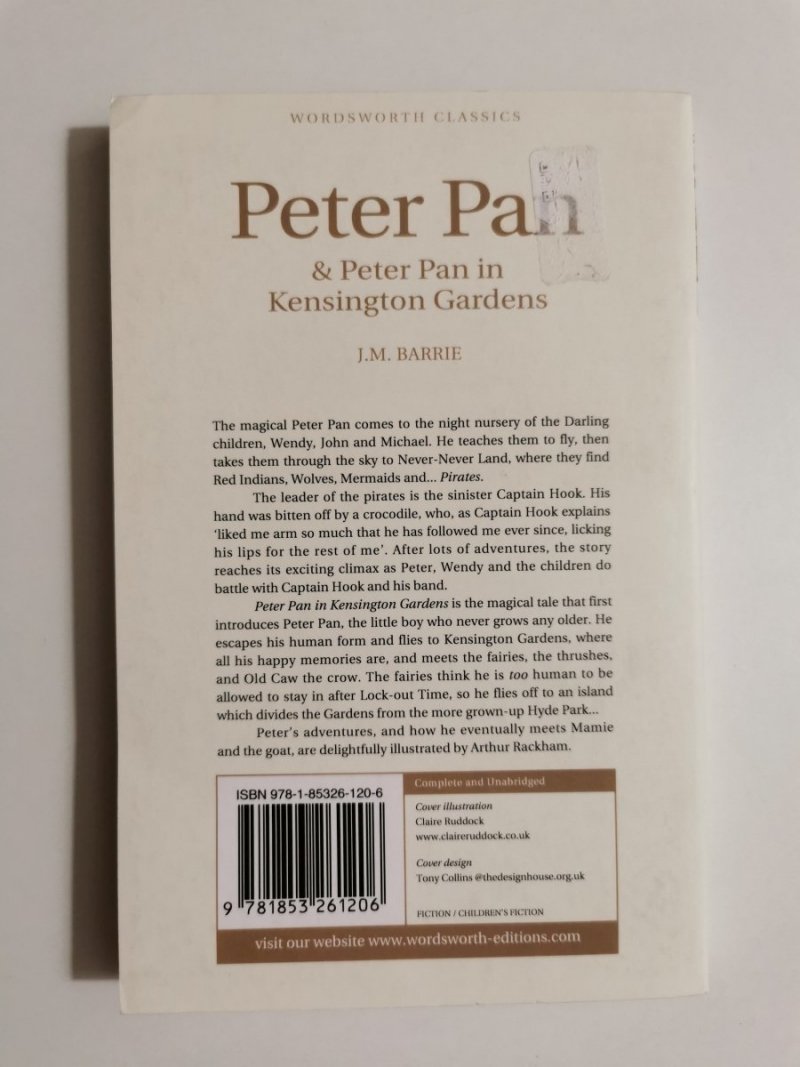PETER PAN AND PETER PAN IN KENSINGTON GARDENS - Barrie 2007
