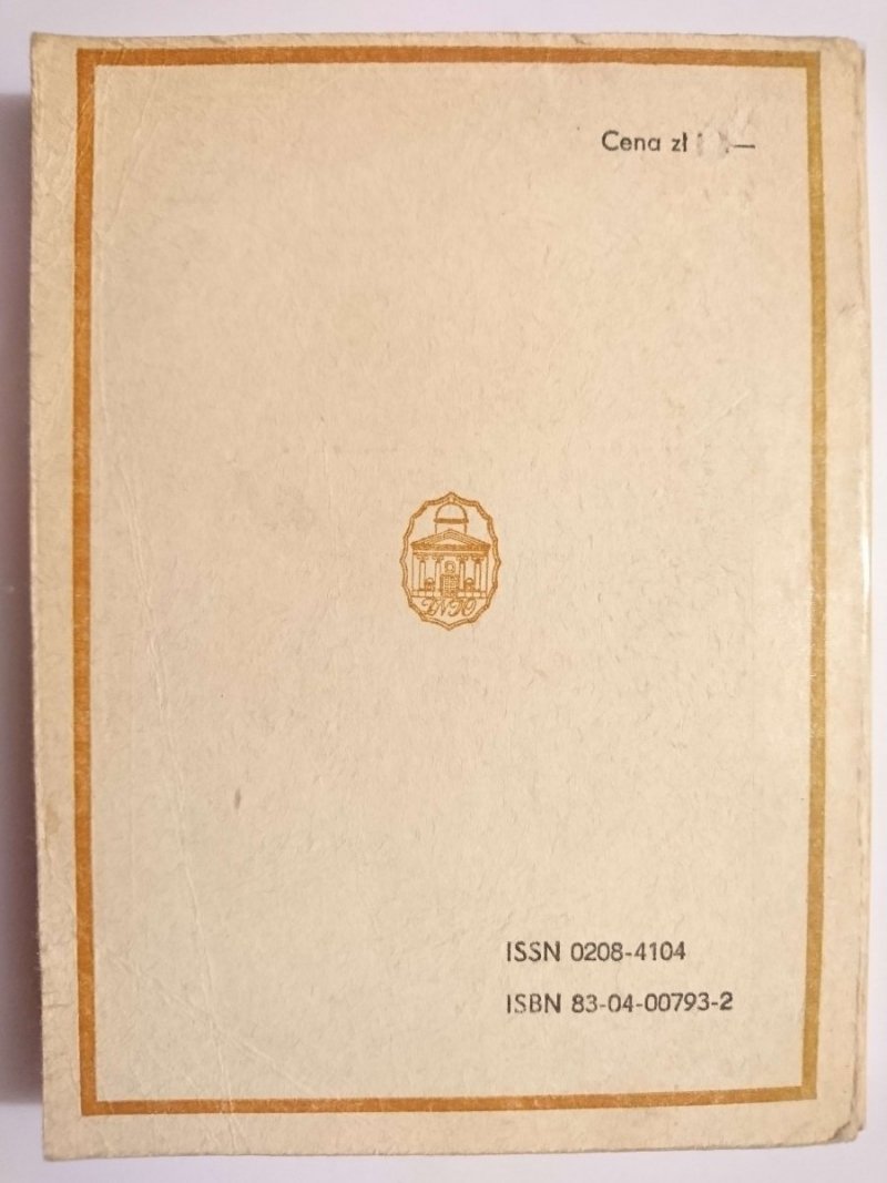 POWRÓT POSŁA - Julian Ursyn Niemcewicz 1983