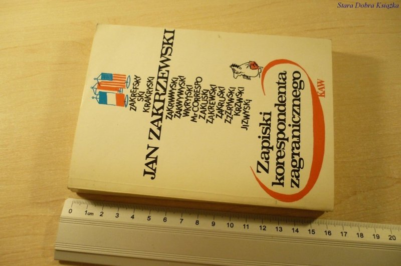ZAPISKI  KORESPONDENTA ZAGRANICZNEGO (1984)