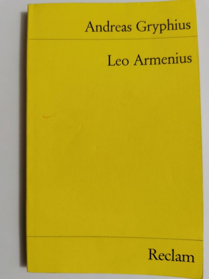 LEO ARMENIUS - Andreas Gryphius 1987