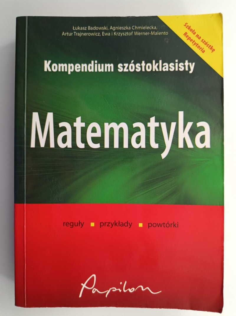 MATEMATYKA – KOMPENDIUM SZÓSTOKLASISTY