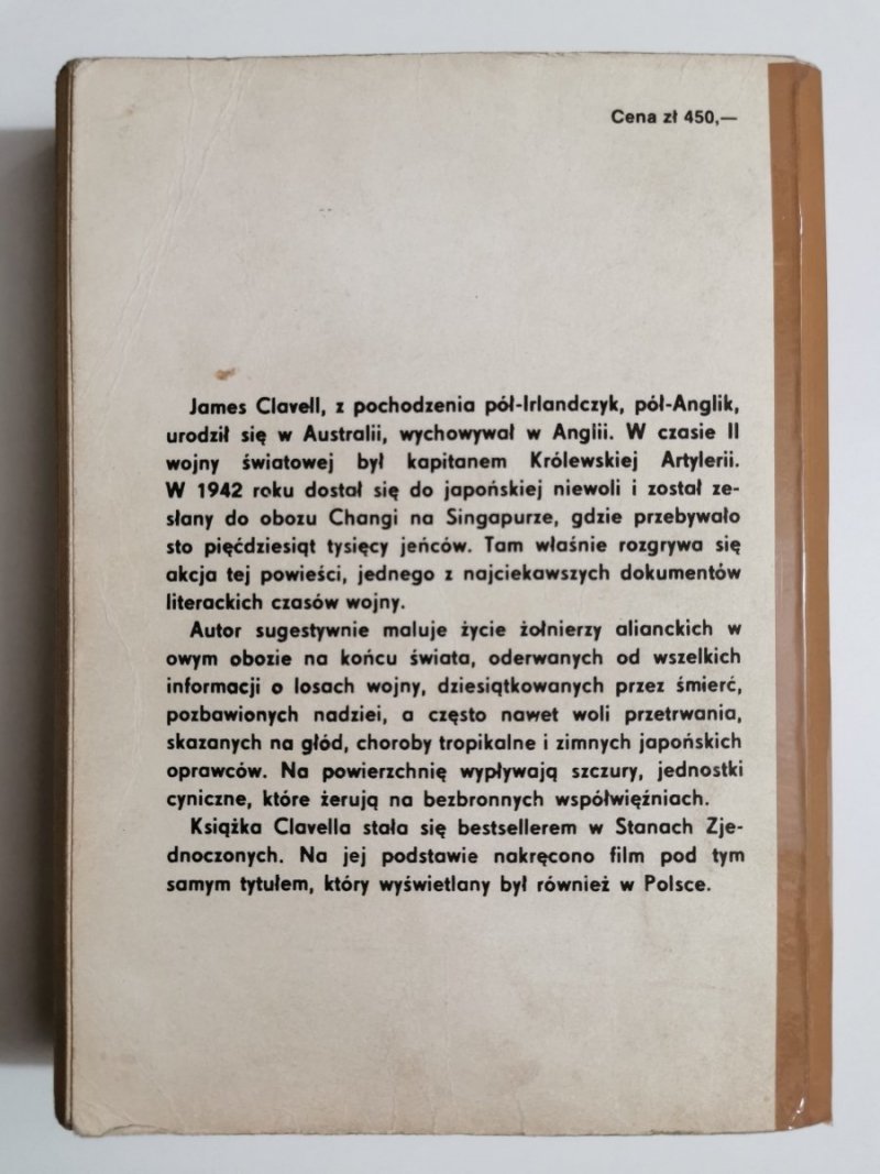KRÓL SZCZURÓW - James Clavell 1987
