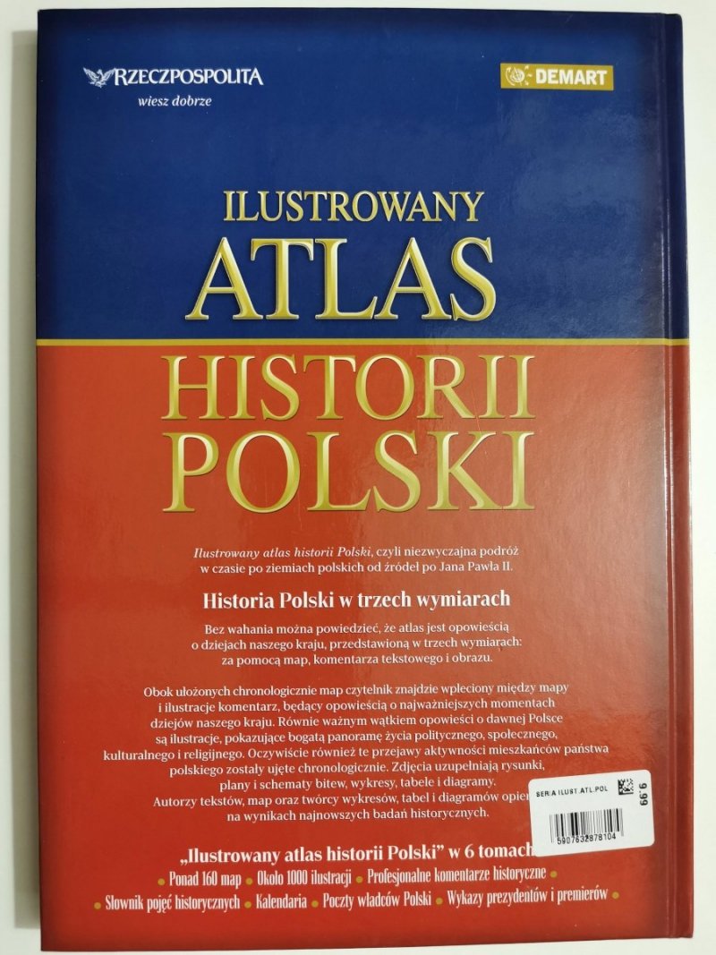 ILUSTROWANY ATLAS HISTORII POLSKI TOM 1 OD ŹRÓDEŁ PO SCHYŁEK JAGIELLONÓW 2006