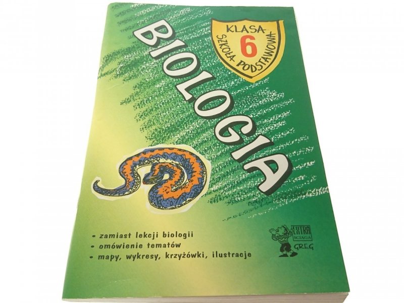 BIOLOGIA KLASA 6 SZKOŁA PODSTAWOWA - Urbanik 1999