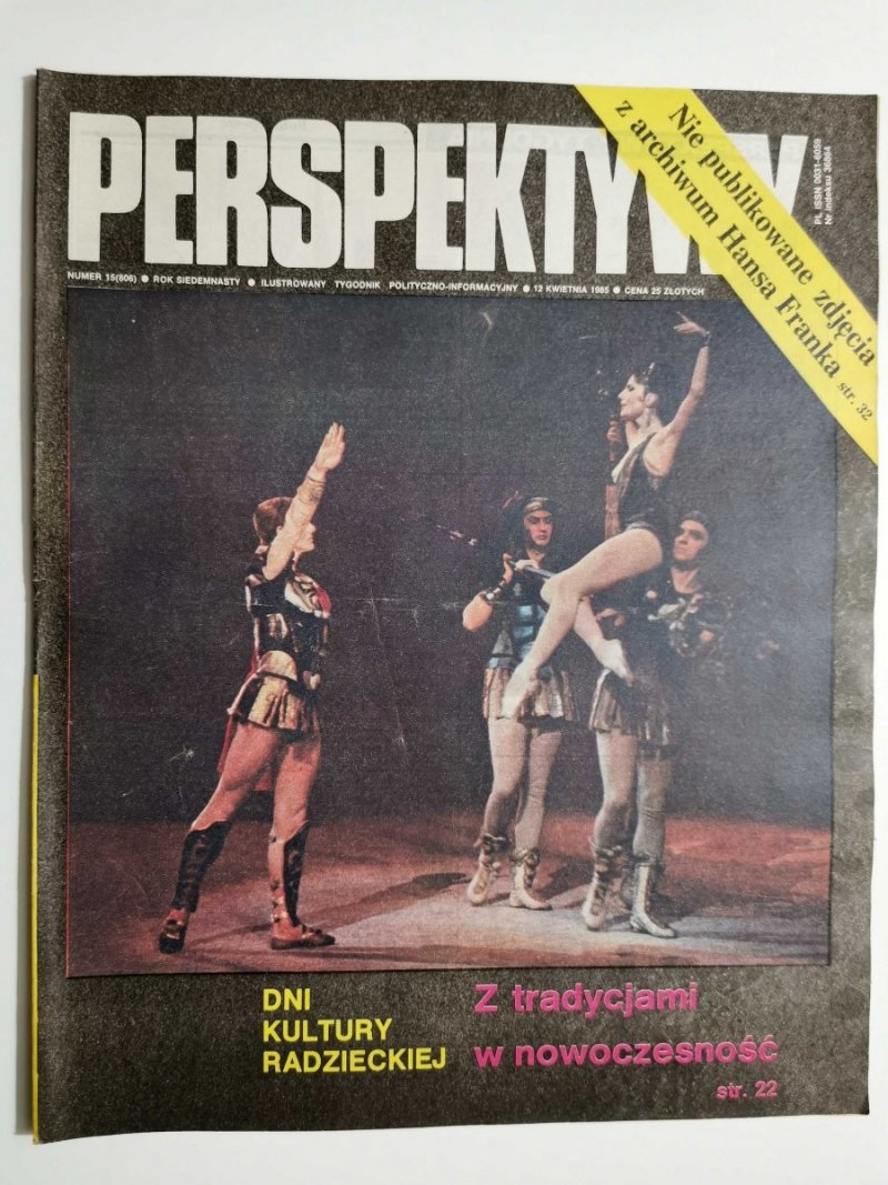 PERSPEKTYWY NUMER 15 (806) 12 KWIETNIA 1985