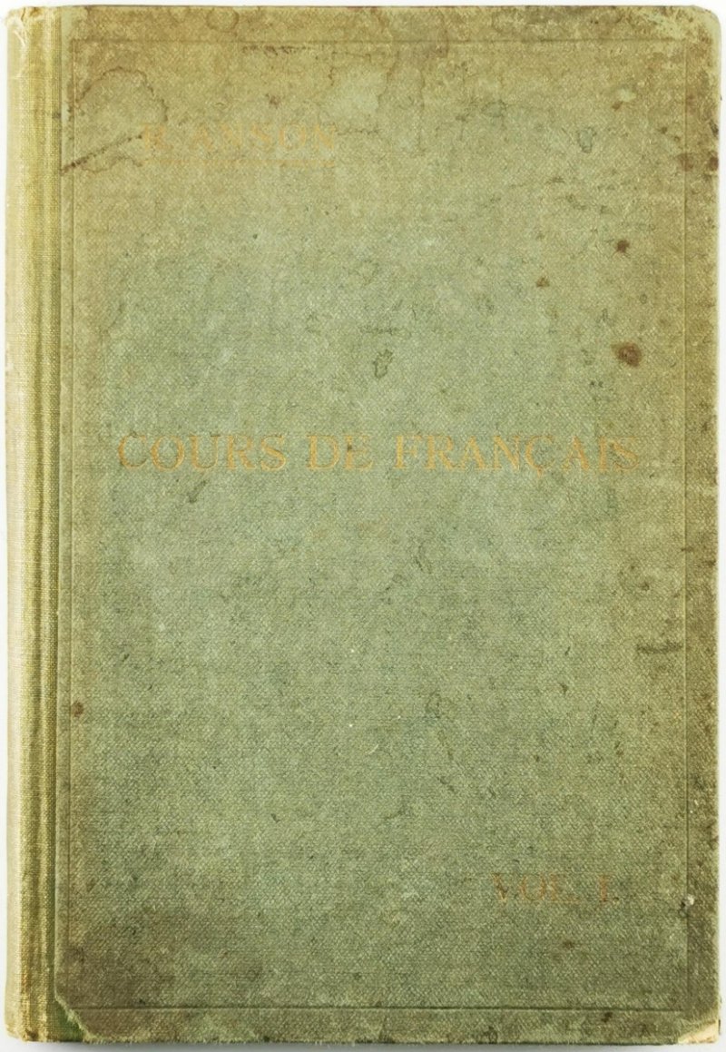 COURS DE FRANCAIS - Robert Anson