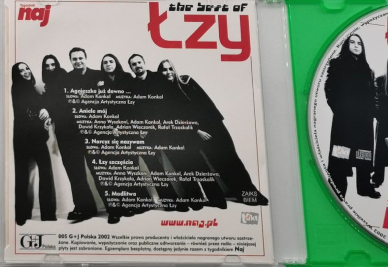 CD. THE BEST OF ŁZY