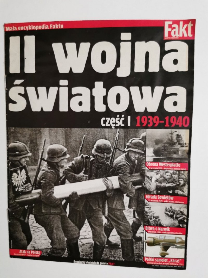 II WOJNA ŚWIATOWA CZĘŚĆ I 1939-1940 
