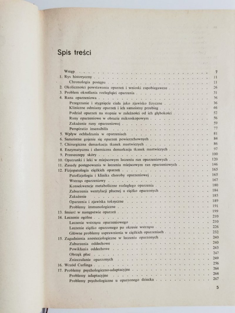 OPARZENIA JAKO PROBLEM BADAWCZY I LECZNICZY 1977