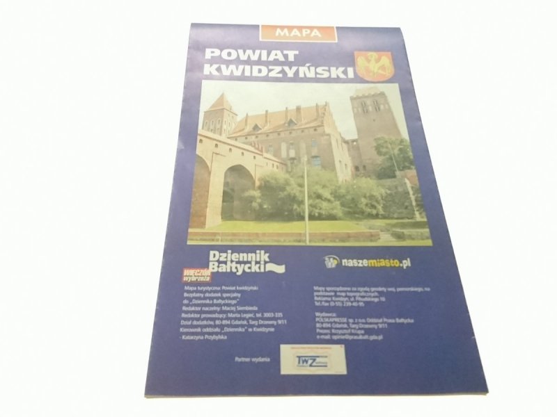 POWIAT KWIDZYŃSKI. MAPA Z OGŁOSZENIAMI