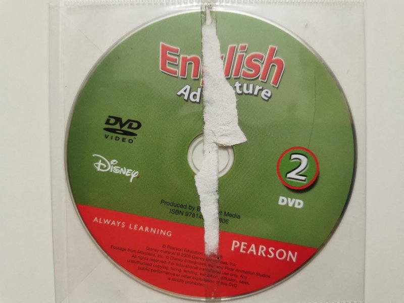 ENGLISH ADVENTURE 2 DVD PŁYTA DO PODRĘCZNIKA 