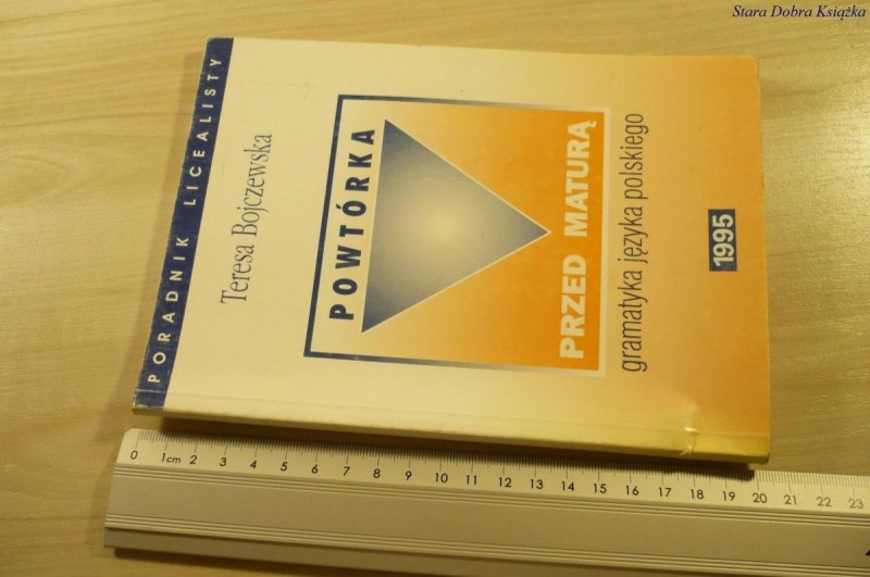 POWTÓRKA PRZED MATURĄ. GRAMATYKA JĘZYKA POLSKIEGO