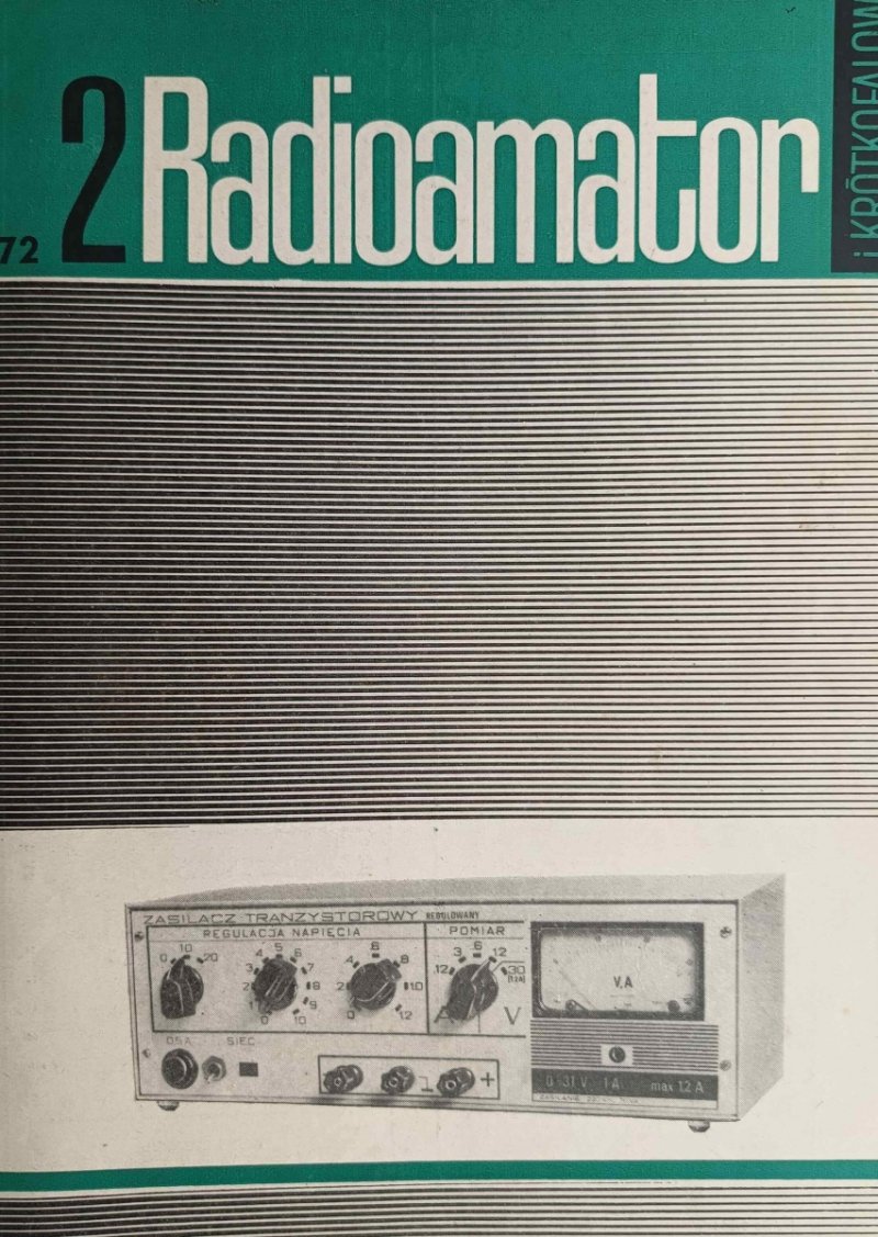 RADIOAMATOR I KRÓTKOFALOWIEC NR 2 ROK 1972