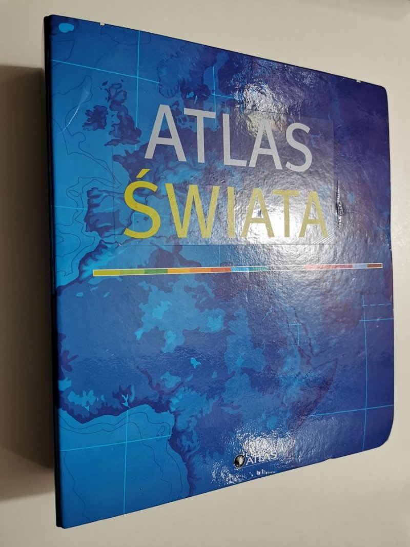 ATLAS ŚWIATA. SEGREGATOR LAKIEROWANE KARTY 