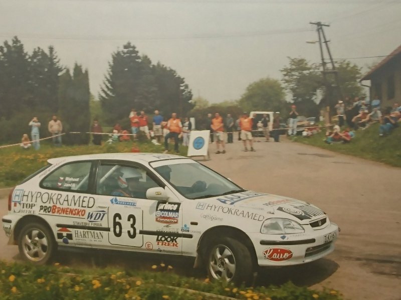 RAJD WRC 2005 ZDJĘCIE NUMER #131 HONDA CIVIC