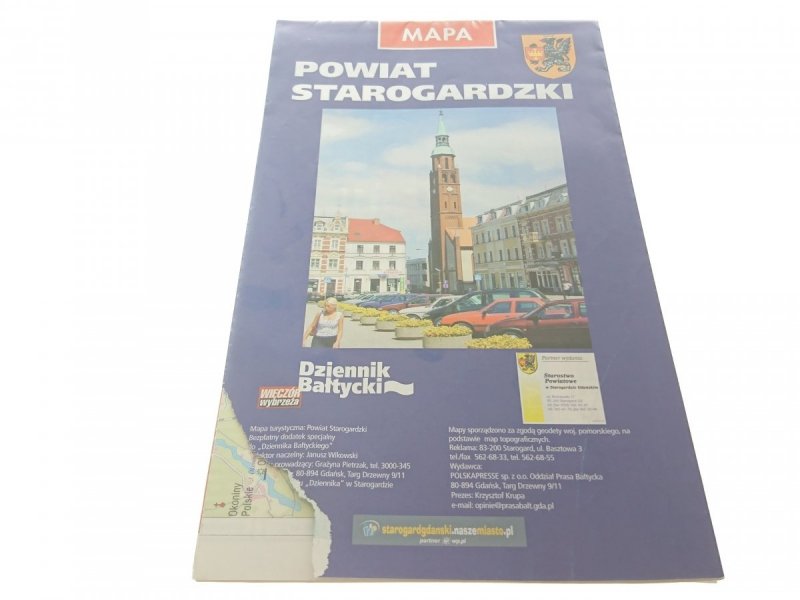 MAPA. POWIAT STAROGARDZKI