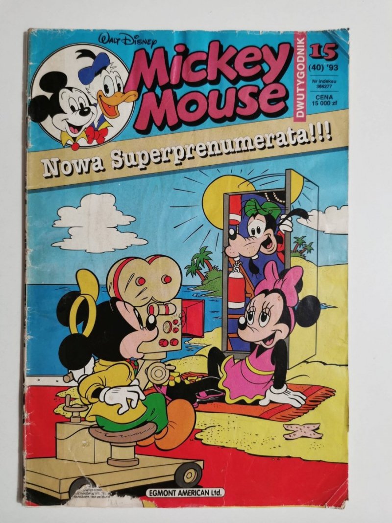 MICKEY MOUSE NR 15 (40) '93 