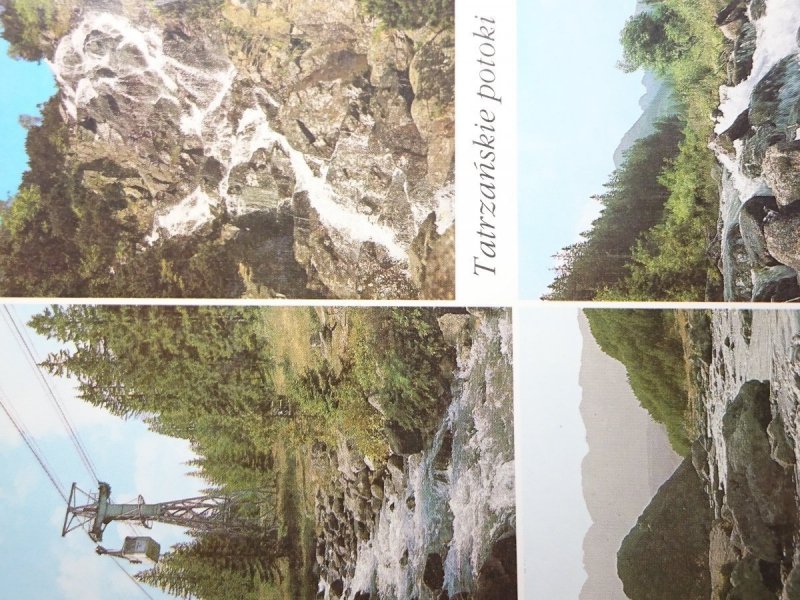 TATRY. KOLEJ LINOWA NA KASPROWY WIERCH; POTOK