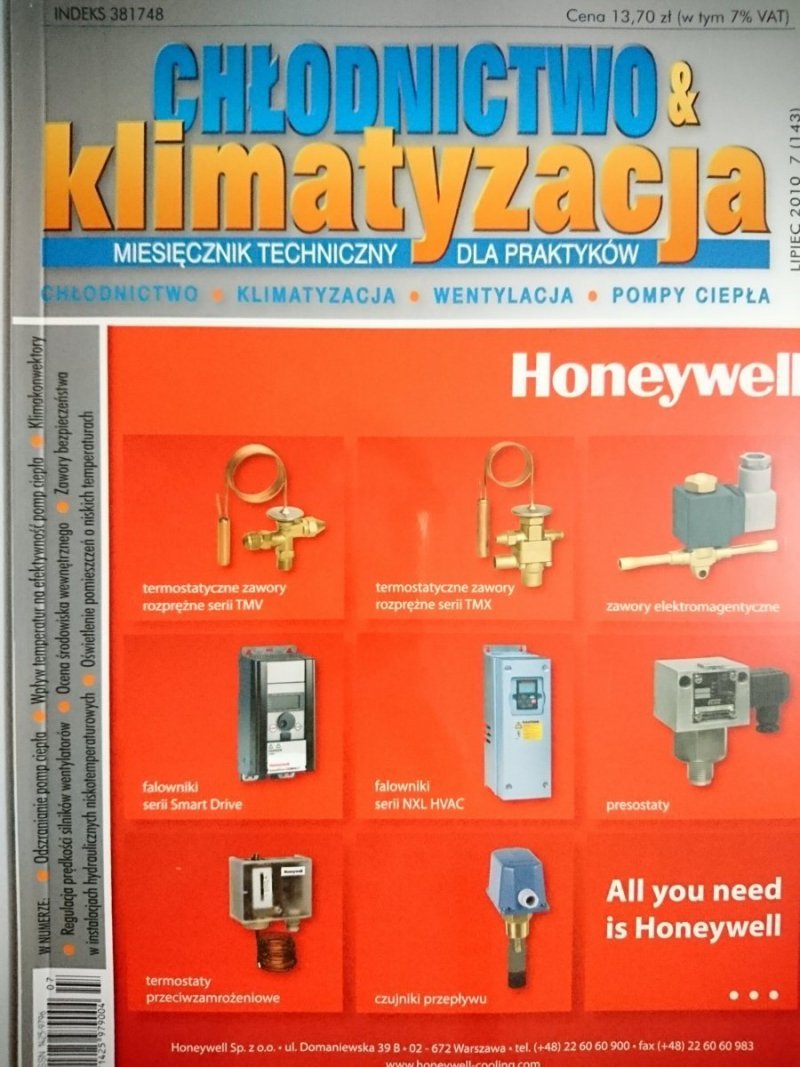CHŁODNICTWO I KLIMATYZACJA 7-2010