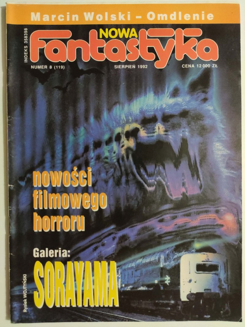 NOWA FANTASTYKA NR 8 (119) SIERPIEŃ 1992