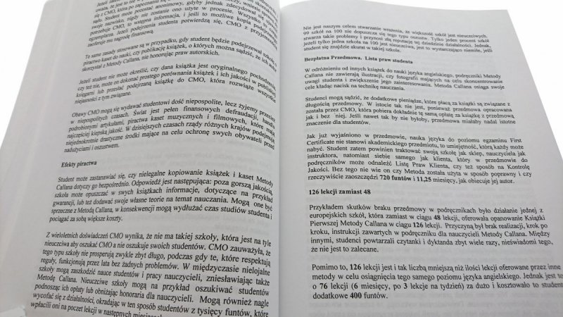 CALLAN METHOD POLISH. STUDENTS BOOK 1 LESSONS 1-24