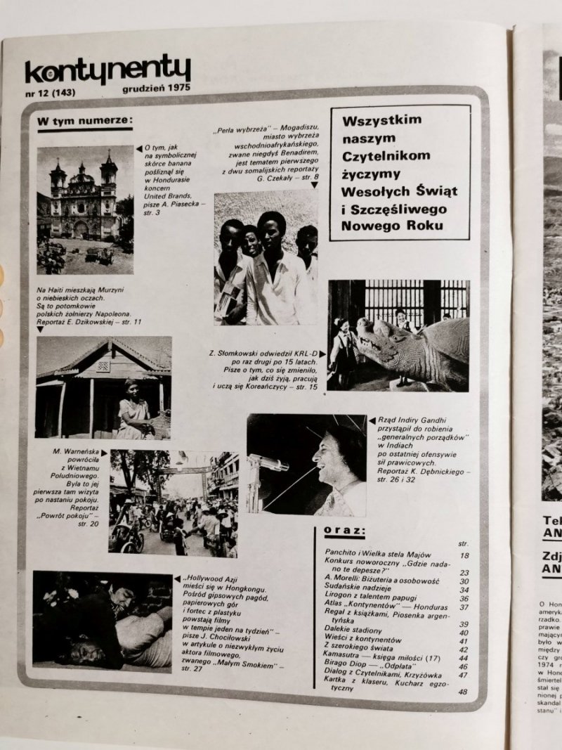 KONTYNENTY NR 12 1975