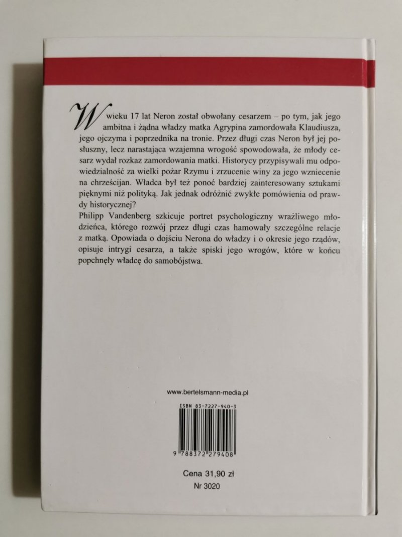NIEZWYKLI NIEPRZECIĘTNI NIEZAPOMNIANI. NERON - Philipp Vandenberg 