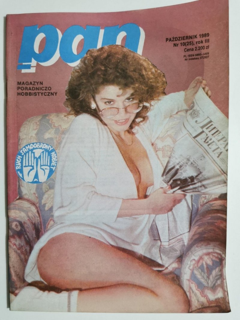PAN MAGAZYN PORADNICZO-HOBBYSTYCZNY PAŹDZIERNIK 1989 NR 10 (25) ROK III 