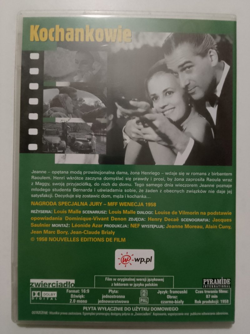 DVD. LOUIS MALLE. KOCHANKOWIE