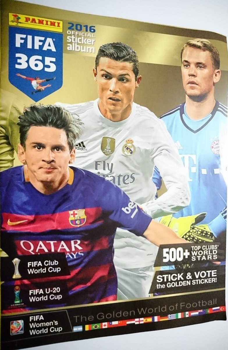 FIFA 365 2016 OFFICIAL STICKER ALBUM. 5 NAKLEJEK