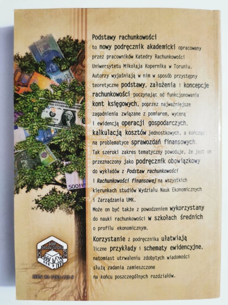 PODSTAWY RACHUNKOWOŚCI - red. Sławomir Sojak 2004