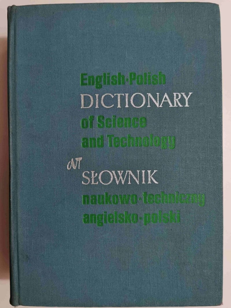 SŁOWNIK NAUKOWO-TECHNICZNY ANG-POL - red. Czerni 1975