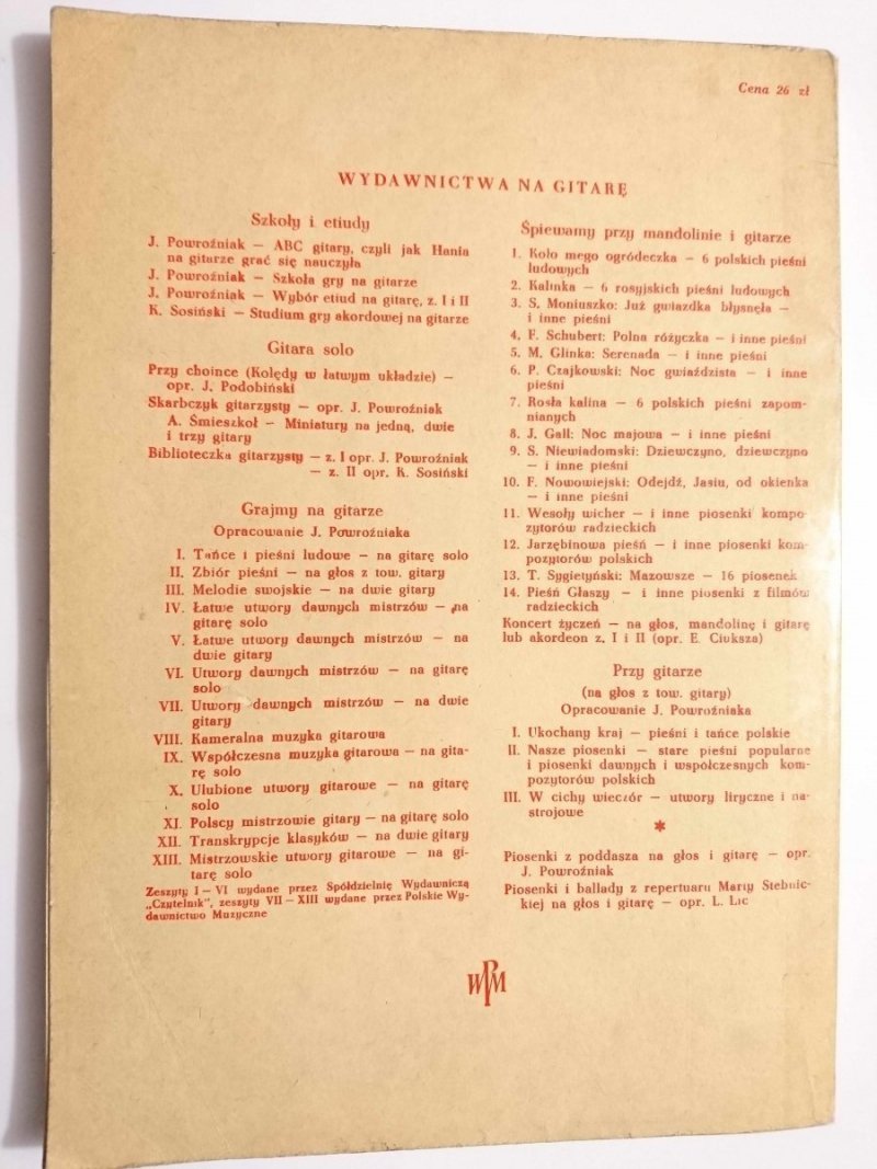 ABC GITARY CZYLI JAK HANIA NA GITARZE GRAĆ SIĘ NAUCZYŁA 1966