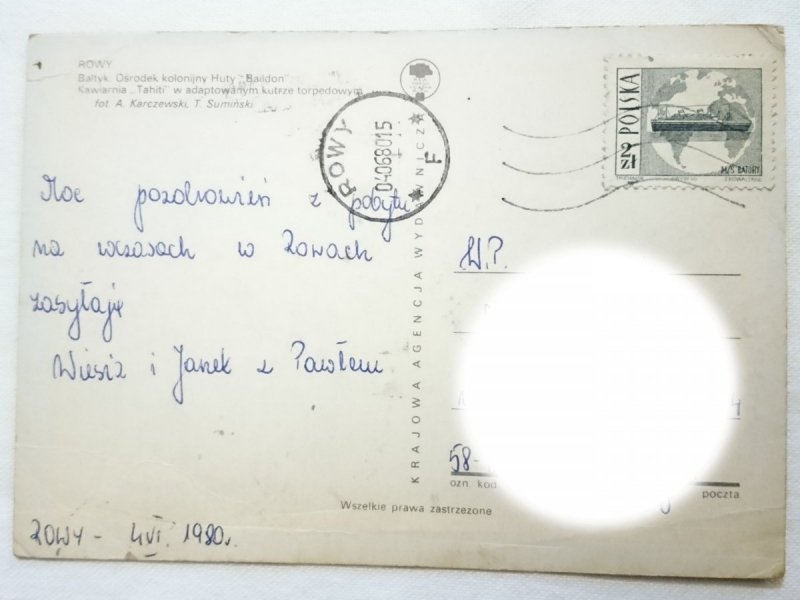 ROWY. BAŁTYK, OŚRODEK KOLONIJNY HUTY BAILDON FOT. KARCZEWSKI, SUMIŃSKI
