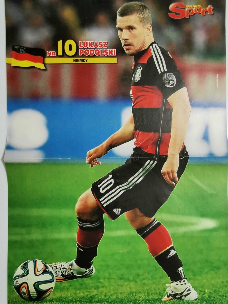 BRAVO SPORT PLAKAT. PODOLSKI (NIEMCY) CASILLAS (HISZPANIA)
