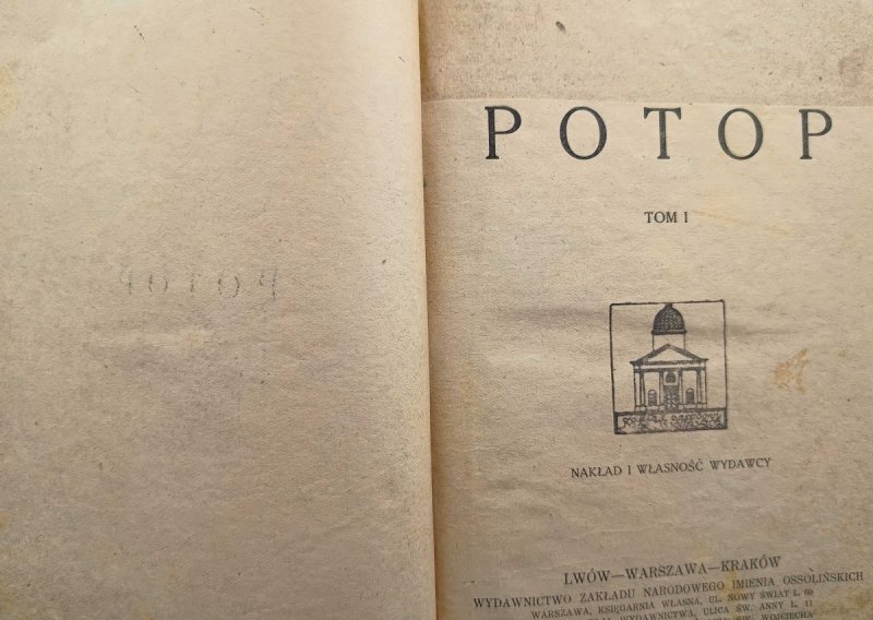 POTOP TOM I - Henryk Sienkiewicz