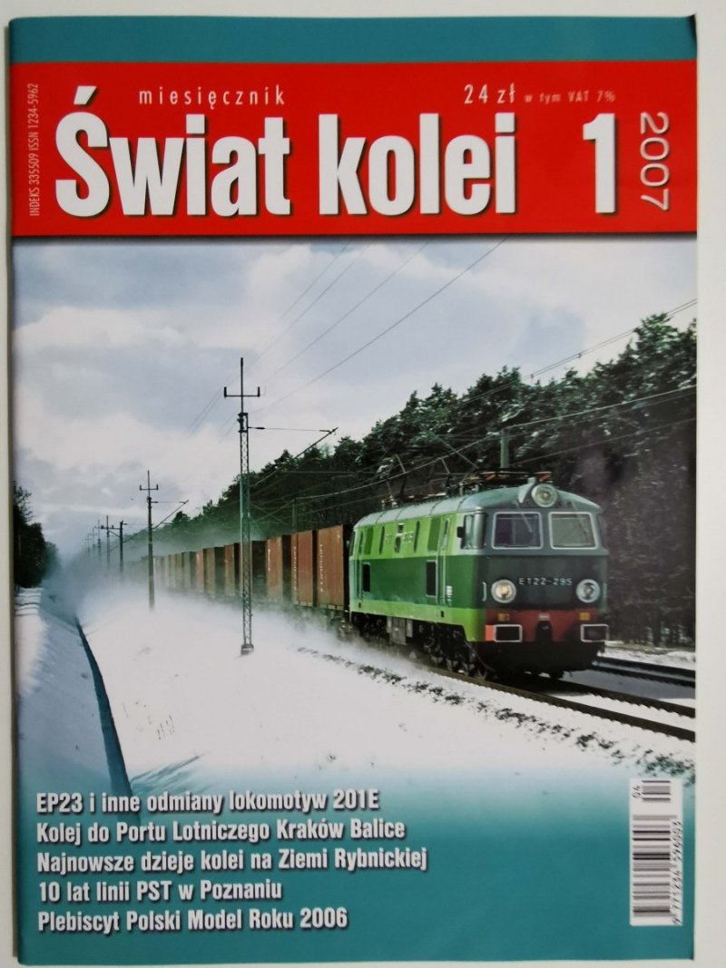 Miesięcznik. Świat kolei 01/2007