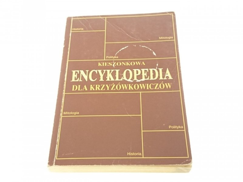 KIESZONKOWA ENCYKLOPEDIA DLA KRZYŻÓWKOWICZÓW 1992