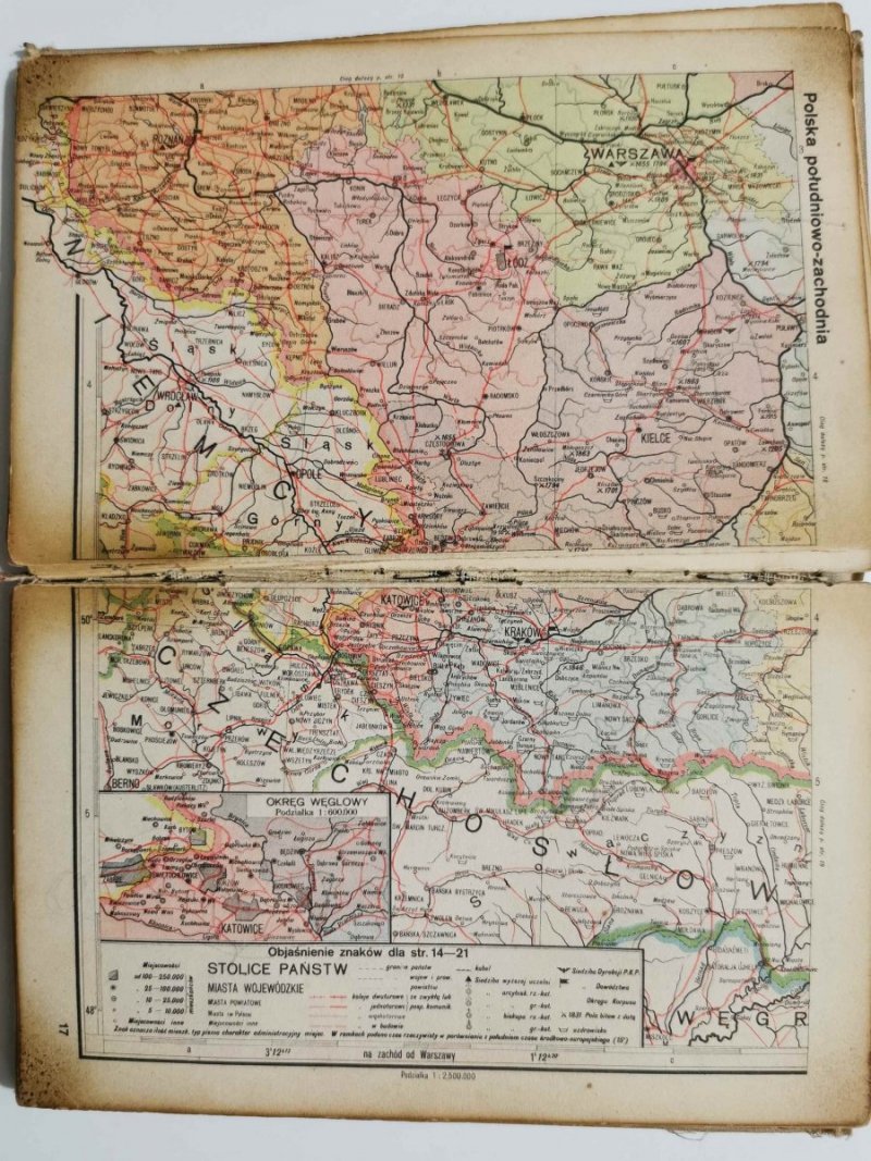 POLITYCZNY ATLAT KIESZONKOWY - Eugeniusz Romer 1937