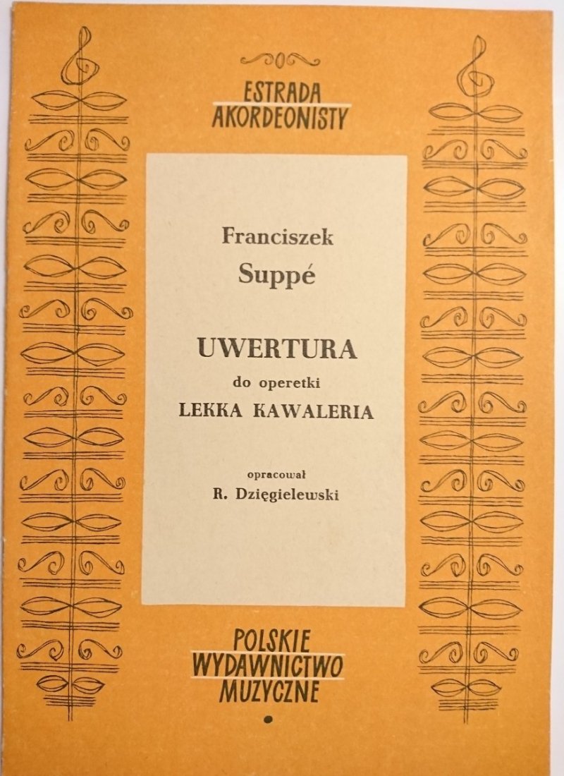ESTRADA AKORDEONISTY. UWERTURA DO OPERETKI LEKKA KAWALERIA. FRANCISZEK SUPPE 1956