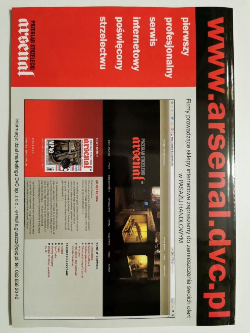 PRZEGLĄD STRZELECKI ARSENAŁ MAJ 2008 NR 5 (50)