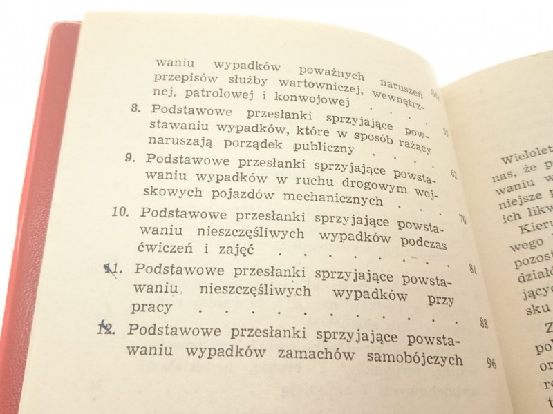 ZBIÓR PRZESŁANEK SPRZYJAJĄCYCH POWSTANIU...1972