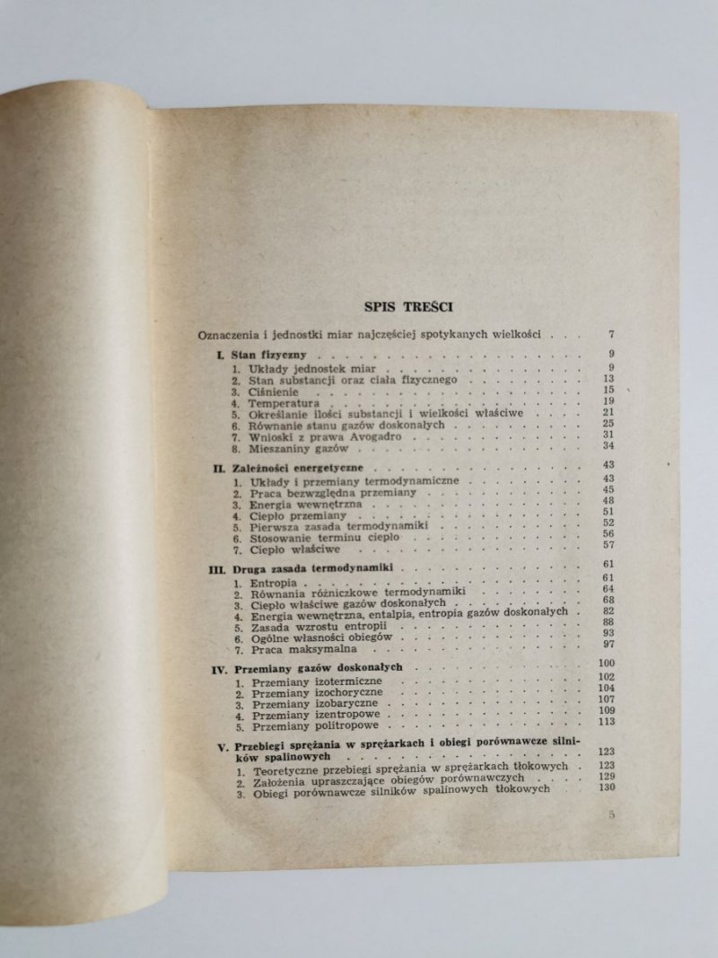 Podstawy Termodynamiki Silników Spalinowych - Dr. inż. Stefan Wiśniewski 1963