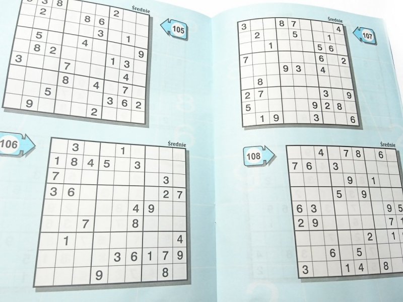 200 SUDOKU Z GŁOWĄ NR 2 (145) LUTY 2018
