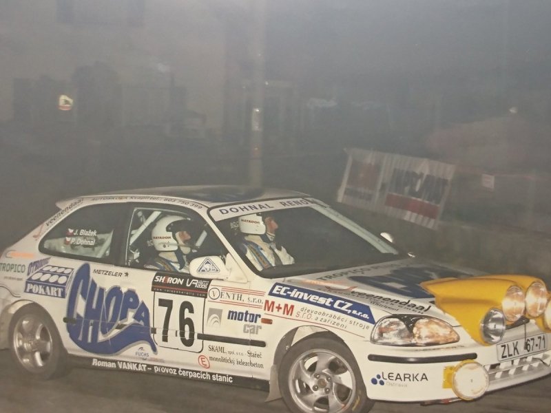 RAJD WRC 2005 ZDJĘCIE NUMER #286 HONDA CIVIC