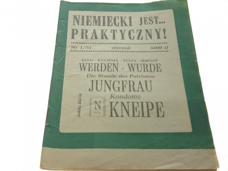 NIEMIECKI JEST... PRAKTYCZNY! NR 1/93 STYCZEŃ