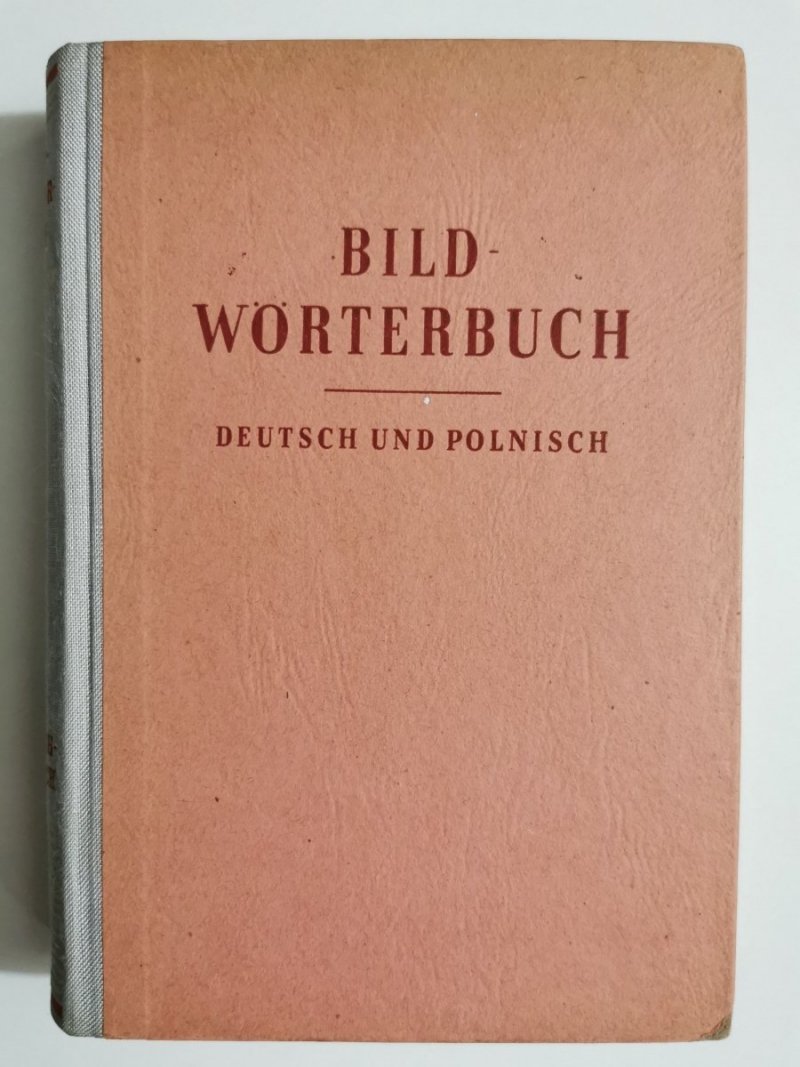 BILDWORTERBUCH DEUTSCH UND POLNISCH 1954