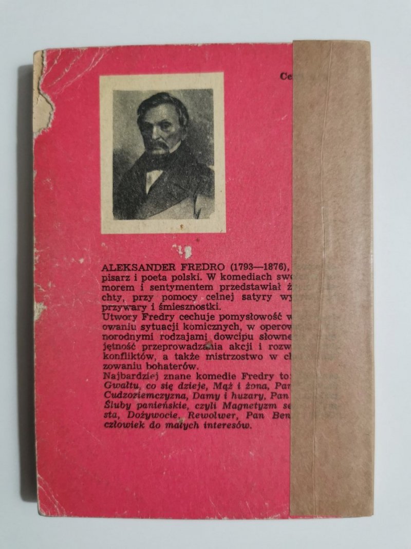 ZEMSTA - Aleksander Fredro 1972