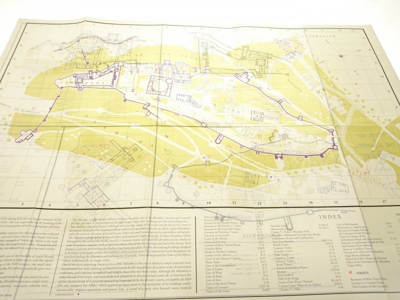 OFFICIAL MAP OF THE ALHAMBRA AND THE GENERALIFE